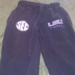 LSU jogging pants.
